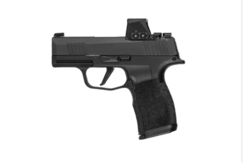 red dot sight on sig sauer pistol